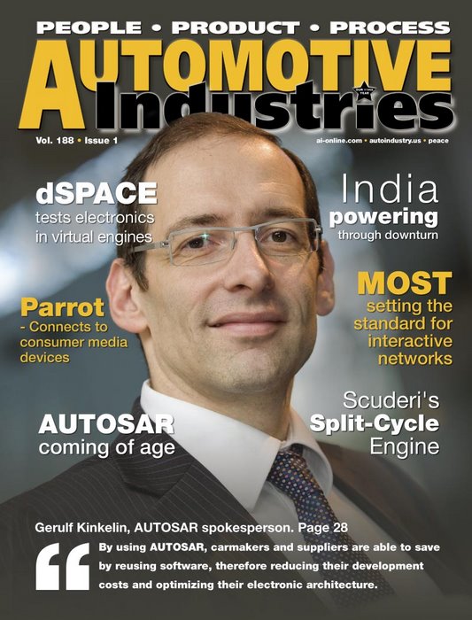 Automotive Industries caught up with AUTOSAR's new spokesperson