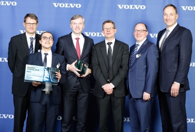 MAHLE honored with Volvo Supplier Award for Innovation and Fuel Efficiency