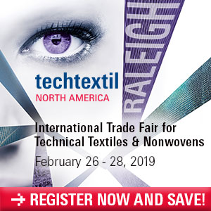 Registration has Officially Opened for Techtextil North America 2019