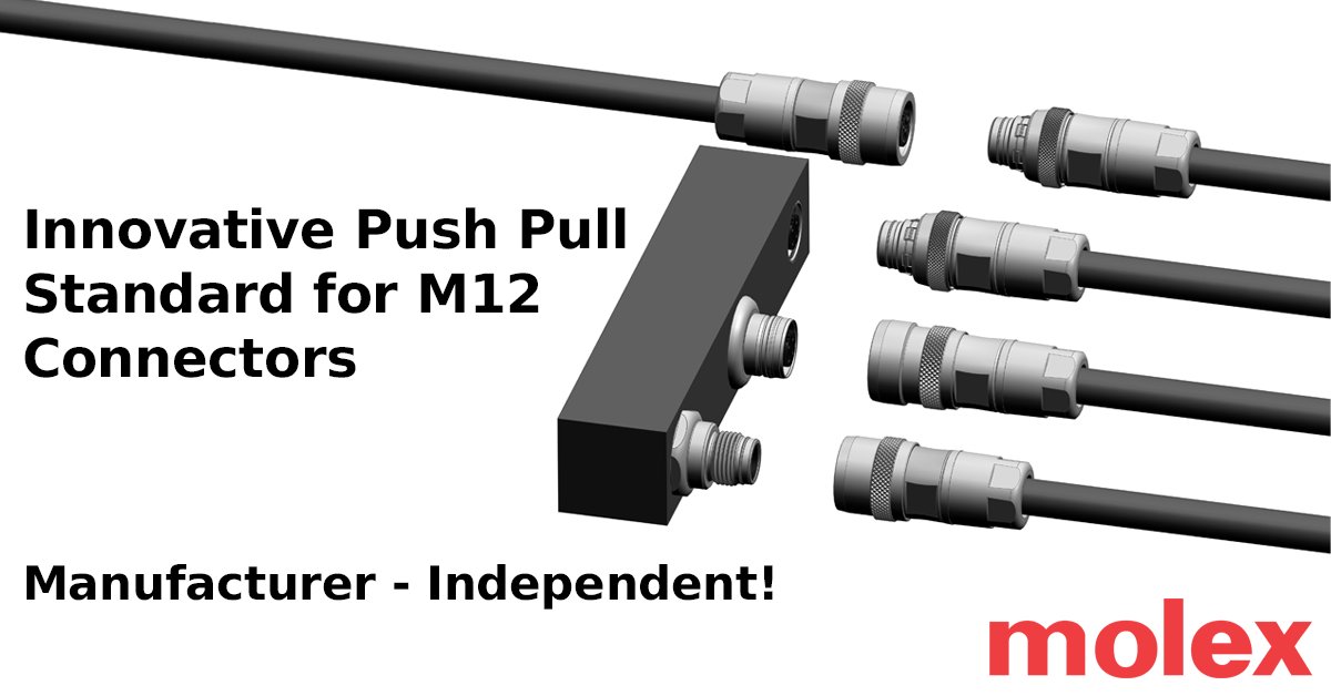 Innovative Push Pull Standard for M12 Connectors Manufacturer