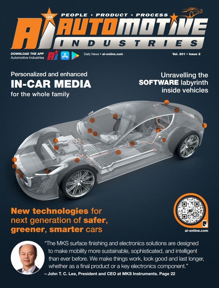 MKS Instruments - New technologies for next generation of safer, greener,  smarter cars - AI Online 