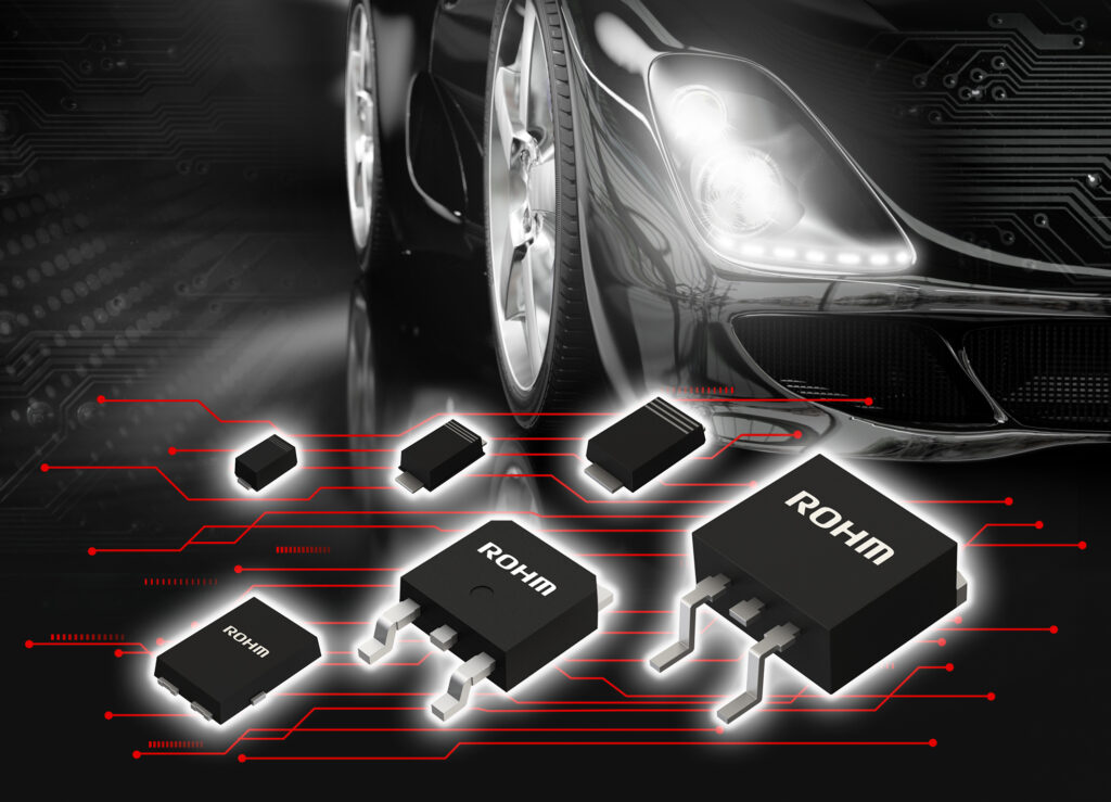 ROHM’s New Schottky Barrier Diodes Achieve Class-Leading Reverse Recovery Time with 100V Breakdown Voltage Using a Trench MOS Structure
