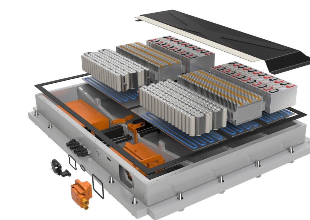 DuPont displayed a full-size battery module prototype at their stand to demonstrate multi-material solutions for battery pack components and assembly.