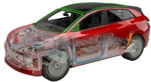DuPont solutions cover the whole vehicle and include materials for EV batteries.
