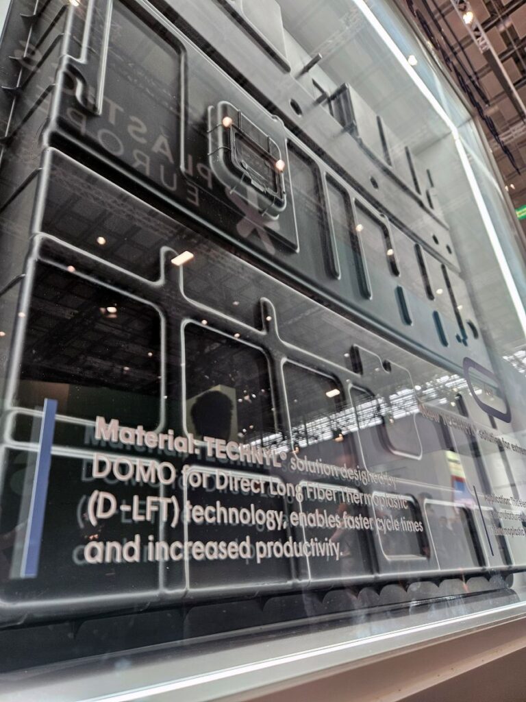 DOMO TECHNYL® solutions for direct long fiber thermoplastic technology enables faster cycle times and increased productivity.